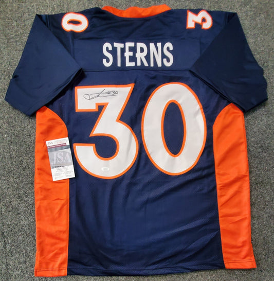 Denver Broncos Caden Sterns Autographed Signed Jersey Jsa  Coa