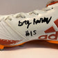 Miami Hurricanes Greg Rousseau Autographed Signed Adidas Cleat Jsa Coa