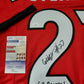Georgia Bulldogs Eric Stokes Autographed Signed Inscribed Jersey Jsa  Coa