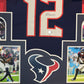 Framed Houston Texans Nico Collins Autographed Signed Jersey Beckett Holo