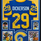 Custom Framed Los Angeles Rams Eric Dickerson Autographed Jersey Beckett Holo