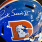 Denver Broncos Pat Surtain Ii Signed 2X Insc Replica Full Size Helmet Beckett