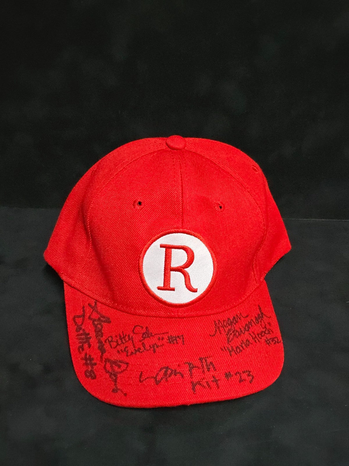 League Of Their Own Signed Peaches Cap Geena Davis / Lori Petty +++ Jsa Coa