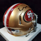 S.F. 49Ers Elijah Mitchell Autographed Signed Speed Mini Helmet Beckett Holo