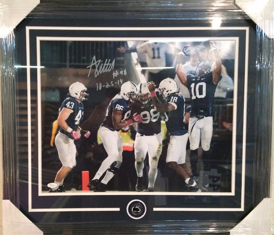 Anthony Zettel Framed Signed Inscribed Penn State 16X20 Photo Jsa Coa