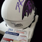 Baltimore Ravens Odafe Jayson Oweh Autographed Signed Lunar Mini Helmet Jsa Coa