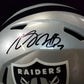 Las Vegas Raiders Davante Adams Signed Full Size Speed Replica Helmet Jsa Coa