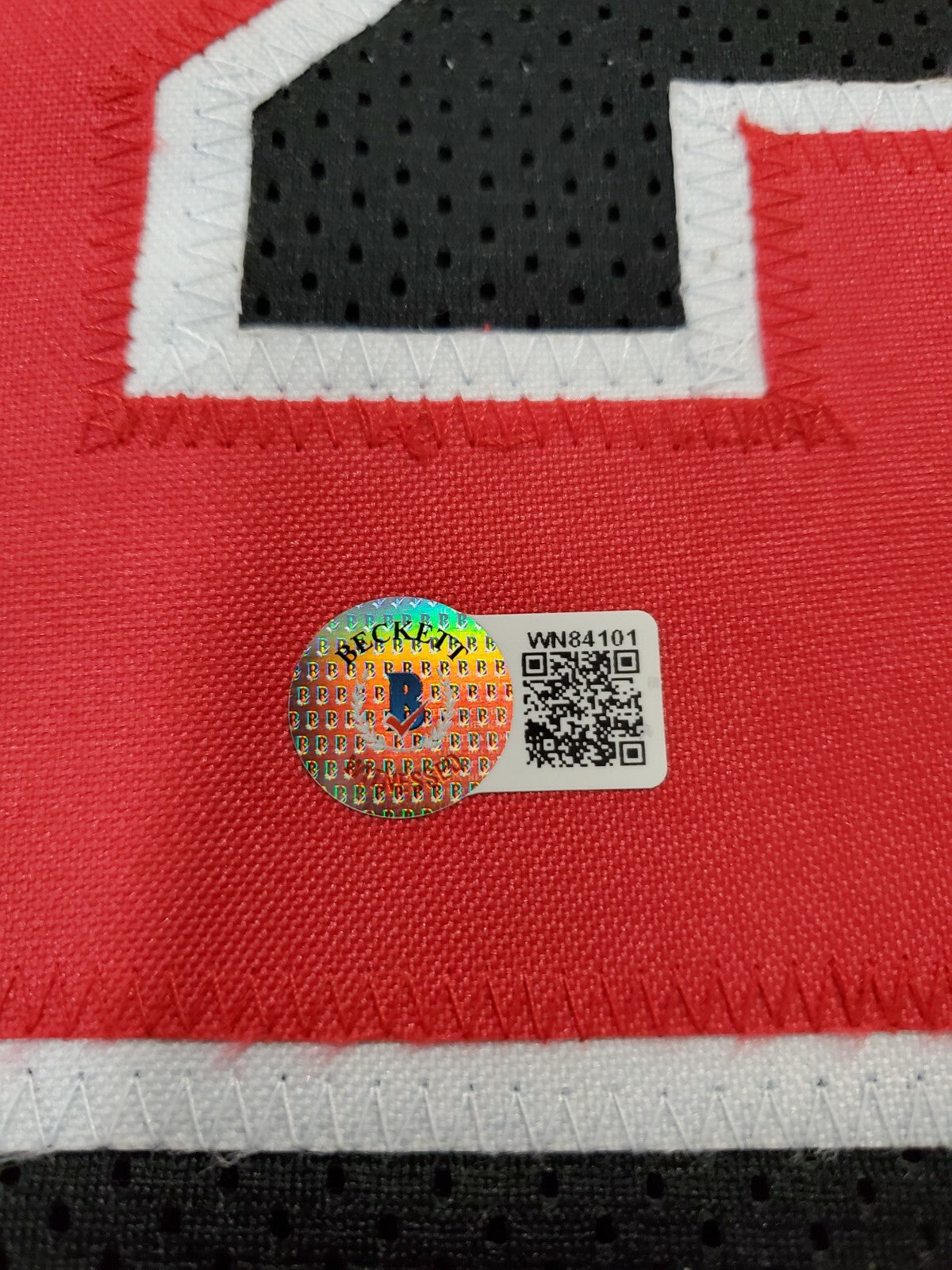 Arizona Cardinals Zaven Collins Autographed Signed Jersey Beckett Holo