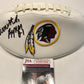 Washington Football Earnest Byner Autographed Signed Logo Football Jsa Coa