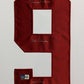 Suede Framed Detroit Red Wings Gordie Howe Autographed Inscribed Jersey Beckett