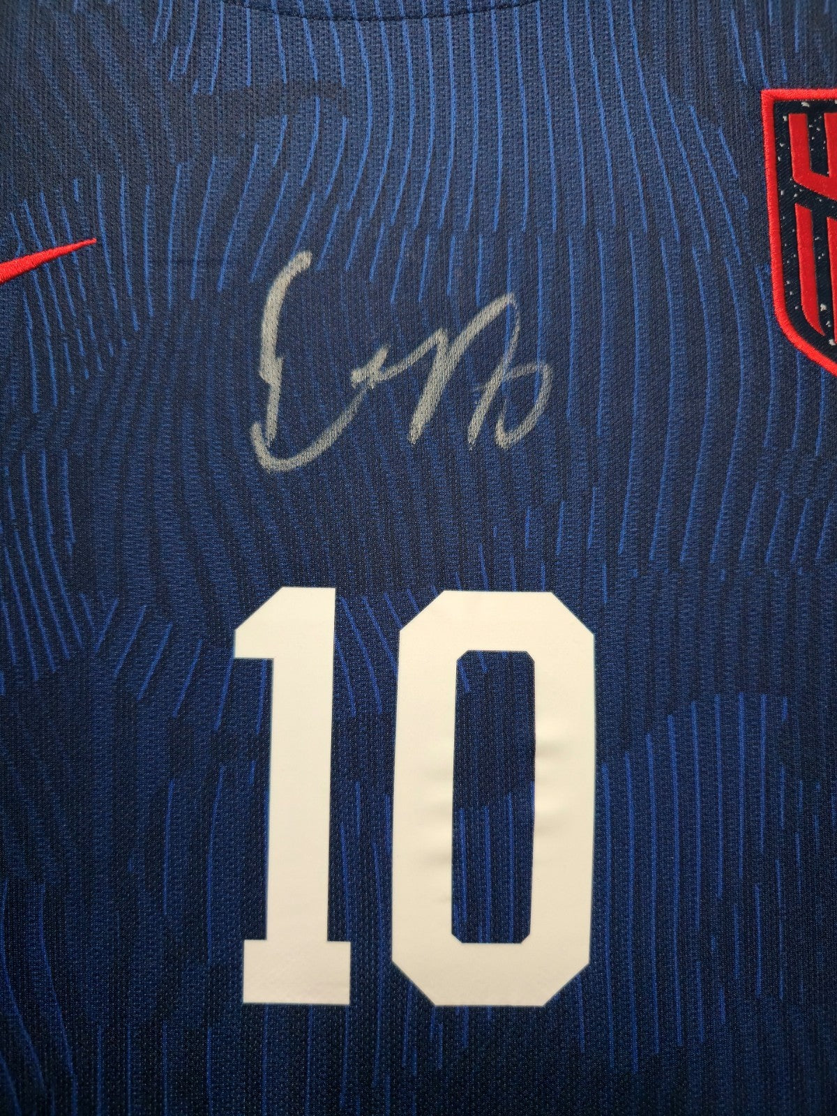 Framed Carli Lloyd Autographed Signed Usa Jersey Jsa Coa