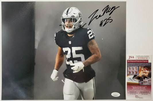 Las Vegas Raiders Trevon Moehrig Autographed 11X14 Photo Jsa Coa