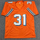 Miami Dolphins Brock Marion Autographed Signed Jersey Jsa Coa