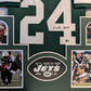 Framed New York Jets Darrelle Revis Autographed Signed Jersey Beckett Holo