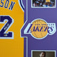 Framed L.A. Lakers Magic Johnson Autographed Signed Jersey Beckett Holo