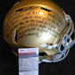 Notre Dame Fighting Irish Rudy Ruettiger Speech Full Size Replica Helmet Jsa