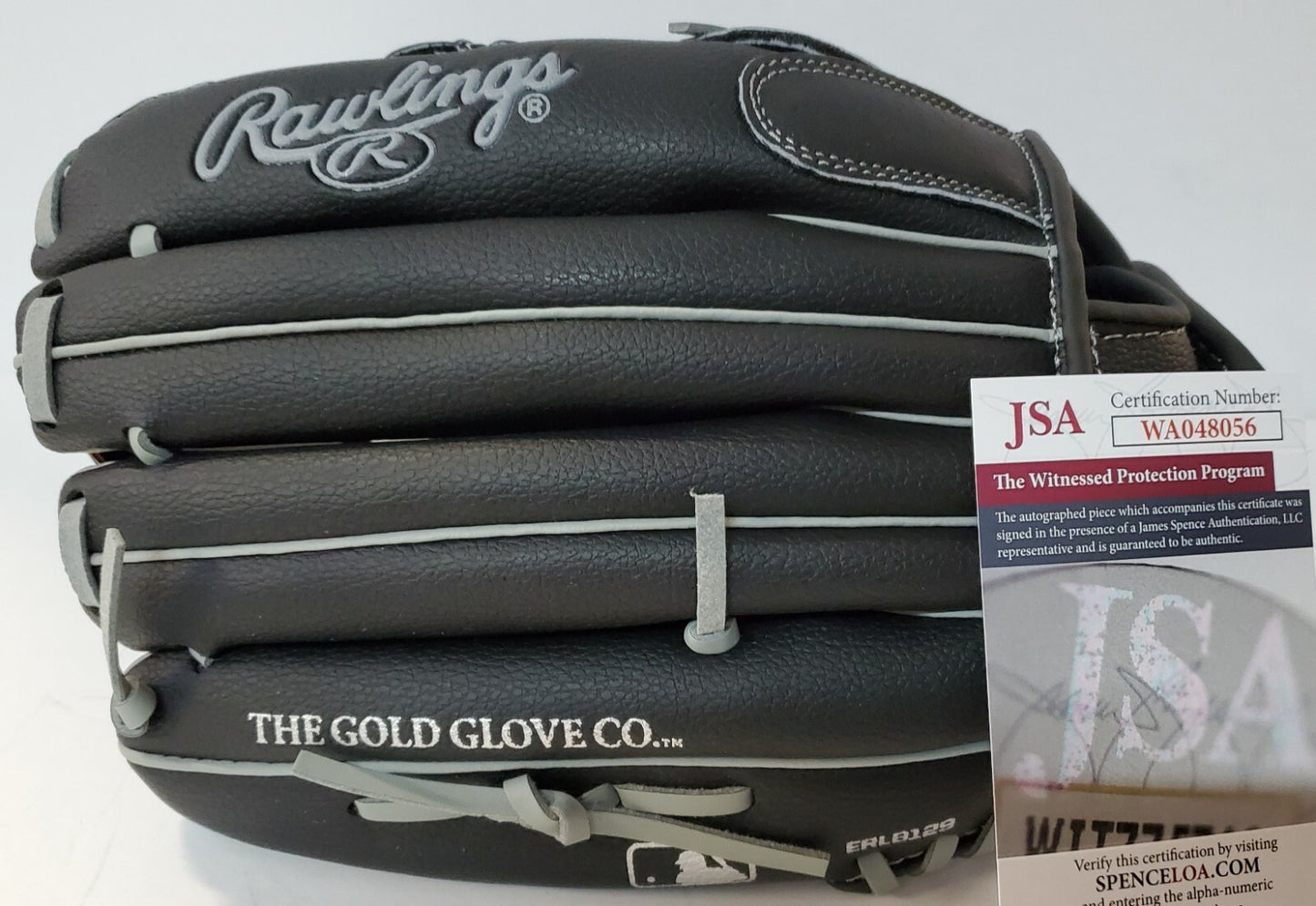 New York Yankees Deivi Garcia Autographed Signed Glove Jsa Coa