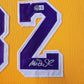 Framed L.A. Lakers Magic Johnson Autographed Signed Jersey Beckett Holo