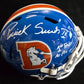 Denver Broncos Pat Surtain Ii Signed Insc Replica Full Size Helmet Beckett