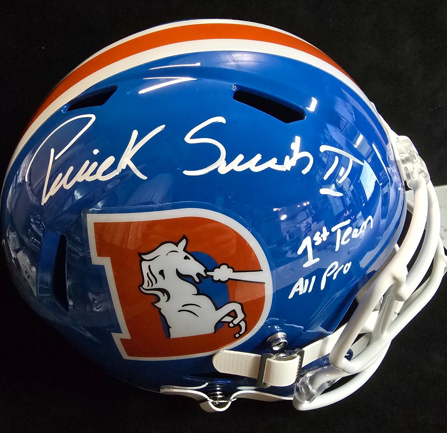 Denver Broncos Pat Surtain Ii Signed Insc Replica Full Size Helmet Beckett