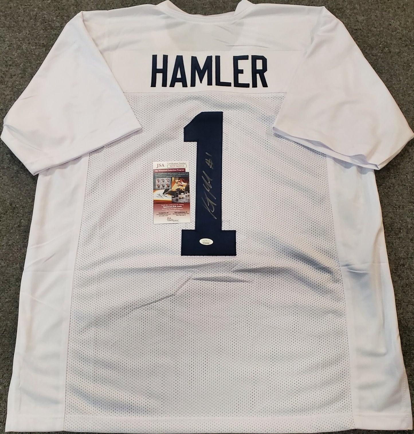 Penn State Kj Hamler Autographed Signed Jersey Jsa Coa