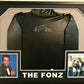 Framed Henry Winkler "The Fonz" Autographed Signed Faux Leather Jacket Jsa Coa