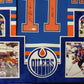 Framed Edmonton Oilers Mark Messier Signed Jersey Jsa/Collectible Exch. Dual Coa