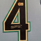 Suede Framed Seattle Mariners Julio Rodriguez Autographed Signed Jersey Beckett