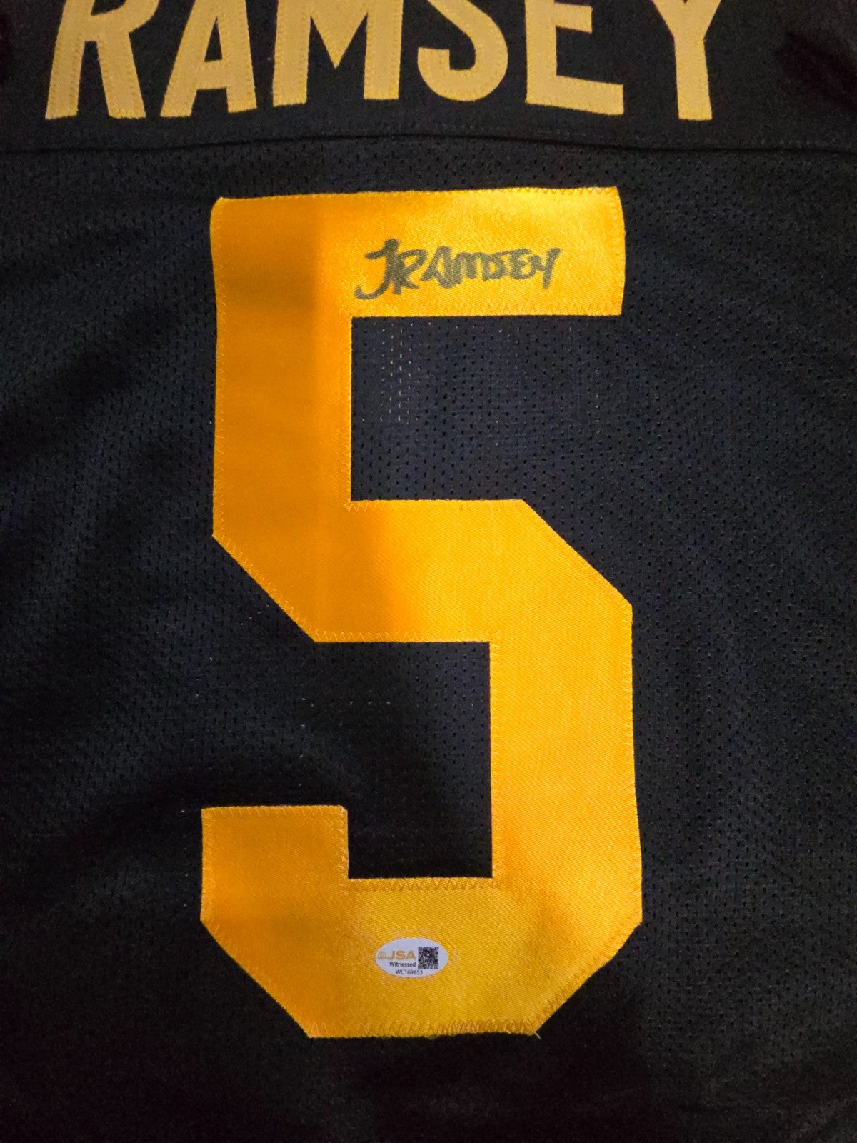 Pittsburgh Steelers Jalen Ramsey Autographed Signed Jersey Jsa Coa