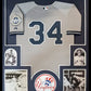 Framed New York Yankees Tony Kubek Jersey Display With Signed 8X10