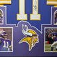 Framed Minnesota Vikings Daunte Culpepper Autographed Signed Jersey Jsa Coa
