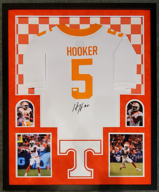 Framed Tennessee Volunteers Hendon Hooker Autographed Authentic Jersey Jsa Coa