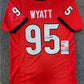 Georgia Bulldogs Devonte Wyatt Autographed Signed Jersey Jsa  Coa