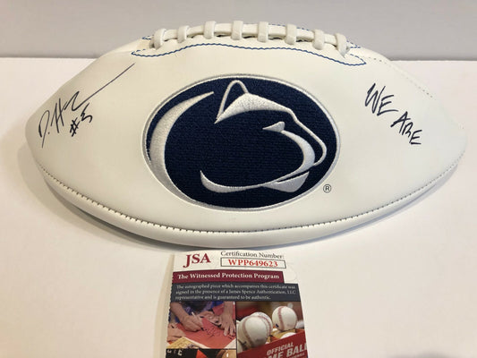 Daesean Hamilton Autographed Signed Inscribed Penn State Logo Football Jsa  Coa