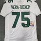 New York Jets Alijah Vera-Tucker Autographed Signed Jersey Jsa Coa