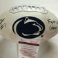 Bill Belton Autographed Signed Inscribed Penn State Logo Football Jsa  Coa