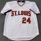St Louis Cardinals Style Whitey Herzog Autographed Signed Custom Jersey Jsa Coa