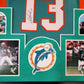 Framed Miami Dolphins Dan Marino Autographed Signed Jersey Upper Deck Coa