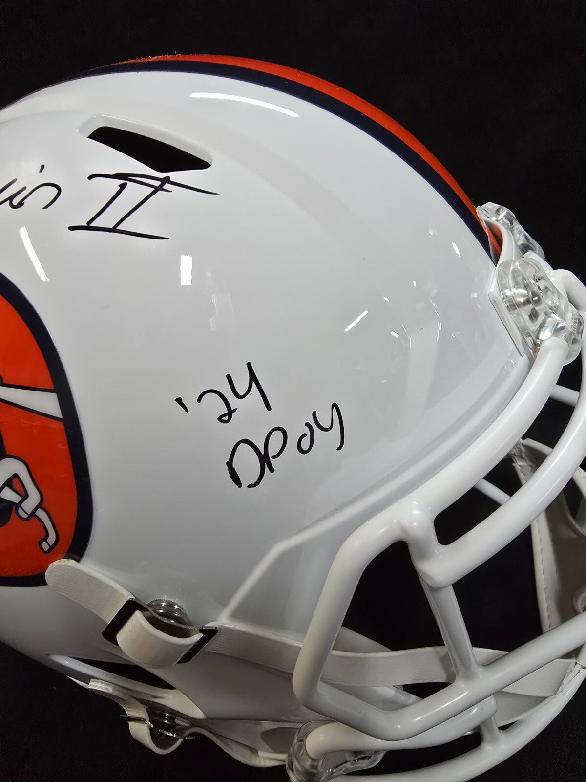 Denver Broncos Pat Surtain Ii Signed Insc Replica Full Size Helmet Beckett