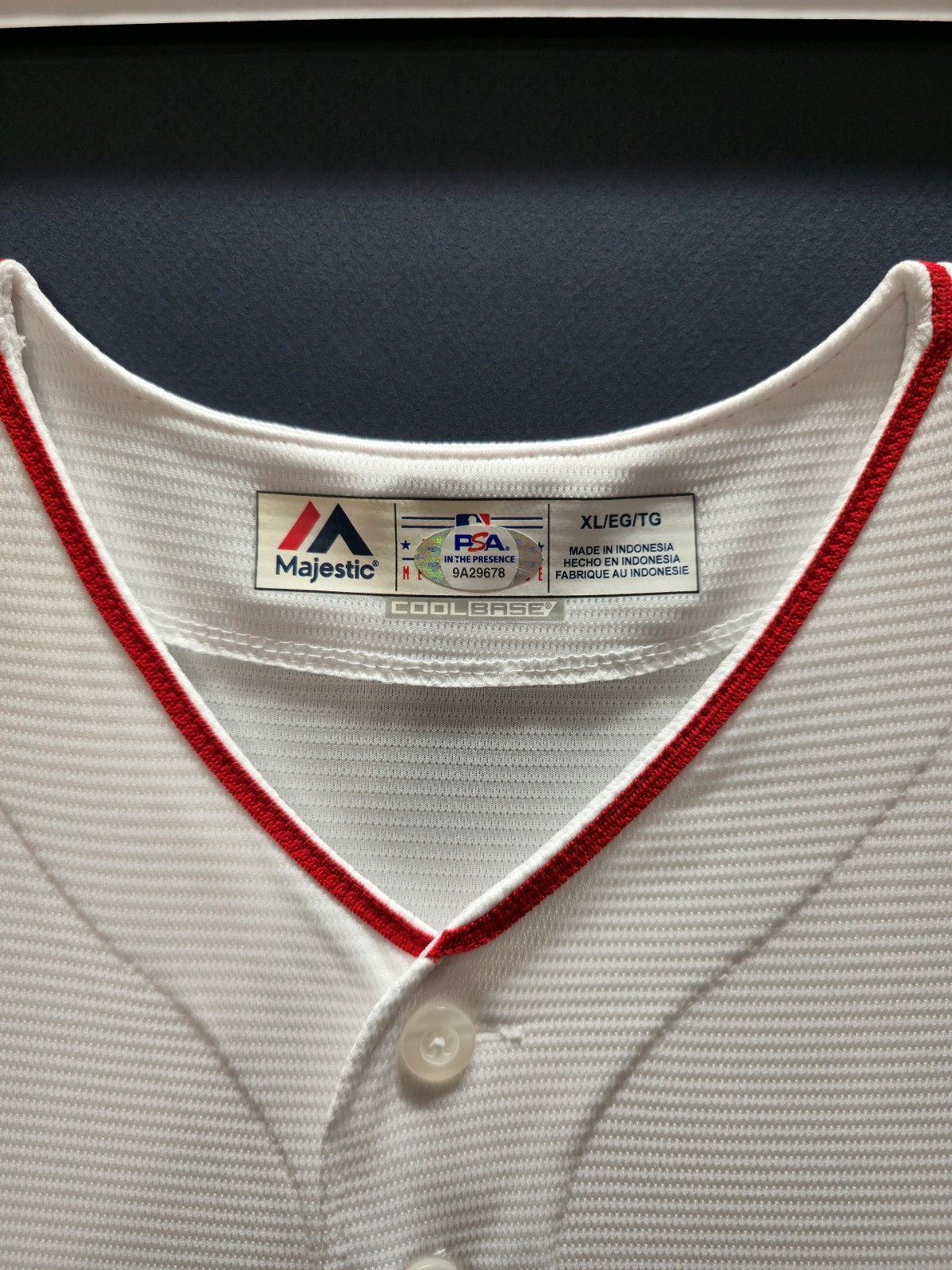 Framed Anaheim Angels Bartolo Colon Autographed Inscribed Jersey Psa Coa