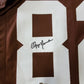 Cleveland Browns Ozzie Newsome Autographed Signed Stat Jersey Beckett Holo