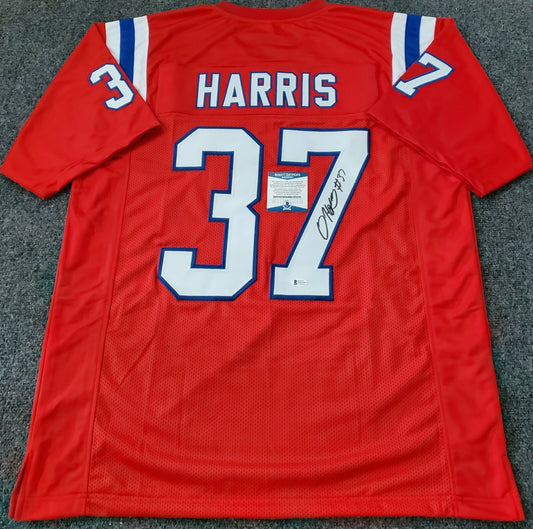 New England Patriots Damien Harris Autographed Signed Jersey Beckett Coa