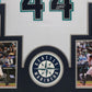 Framed Seattle Mariners Julio Rodriguez Autographed Signed Jersey Jsa Coa