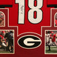 Framed Georgia Bulldogs Isaac Nauta Autographed Signed Jersey Jsa Coa