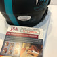 Lynn Bowden Autographed Signed Miami Dolphins Eclipse Mini Helmet Jsa Coa
