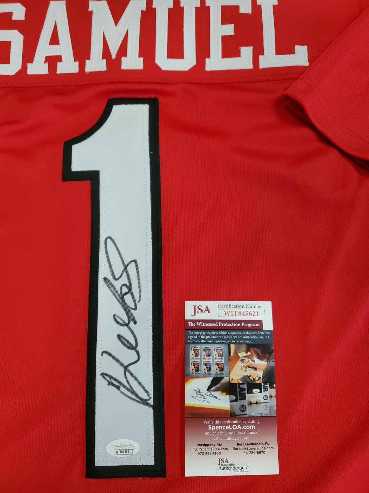 South Carolina Gamecocks Deebo Samuel Autographed Signed Jersey Jsa Coa