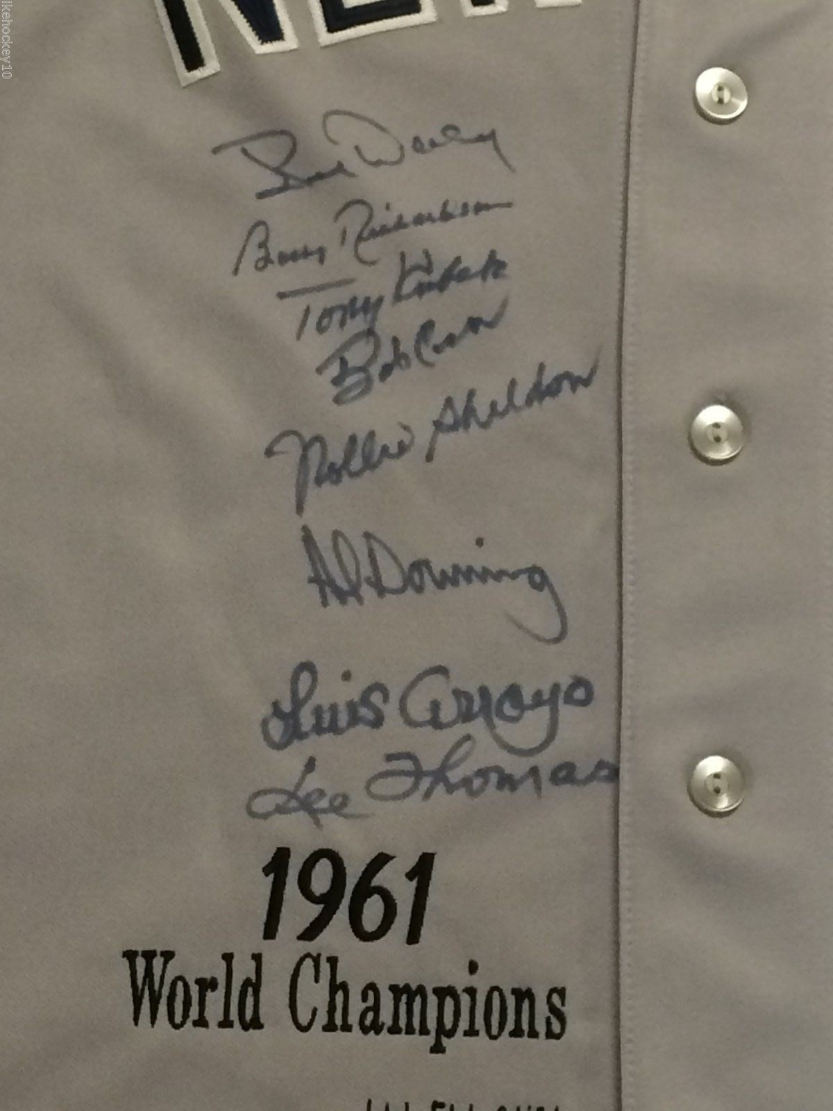 1961 Yankees Team Signed Autographed Ltd Edition 61/61 Majestic Jersey Jsa Loa