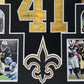 Framed New Orleans Saints Alvin Kamara Autographed Signed Jersey Beckett Holo