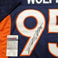 MVP Authentics Denver Broncos Derek Wolfe Autographed Signed Jersey Jsa  Coa 108 sports jersey framing , jersey framing