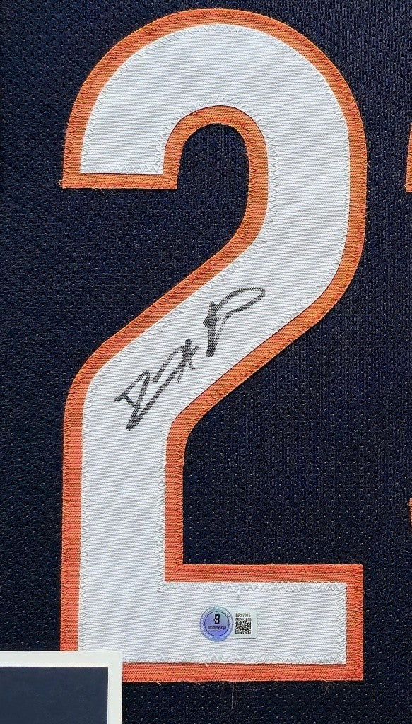 Framed Chicago Bears Devin Hester Autographed Signed Jersey Beckett Holo